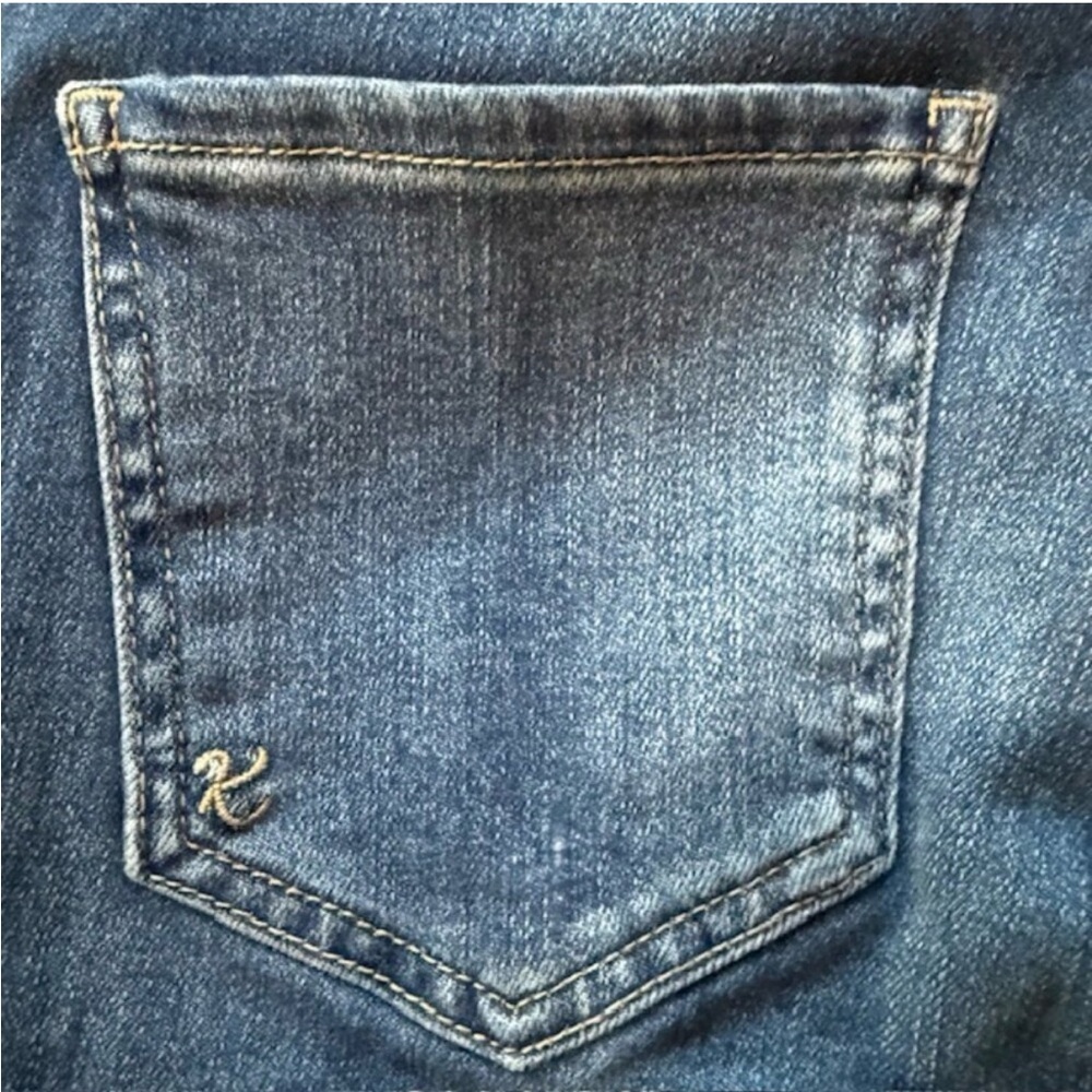 KUT🌹FROM THE KLOTH Kelsey High Rise Ankle Flare Jeans ✨ Sz 6 ✨Raw Hem - Picture 6 of 14